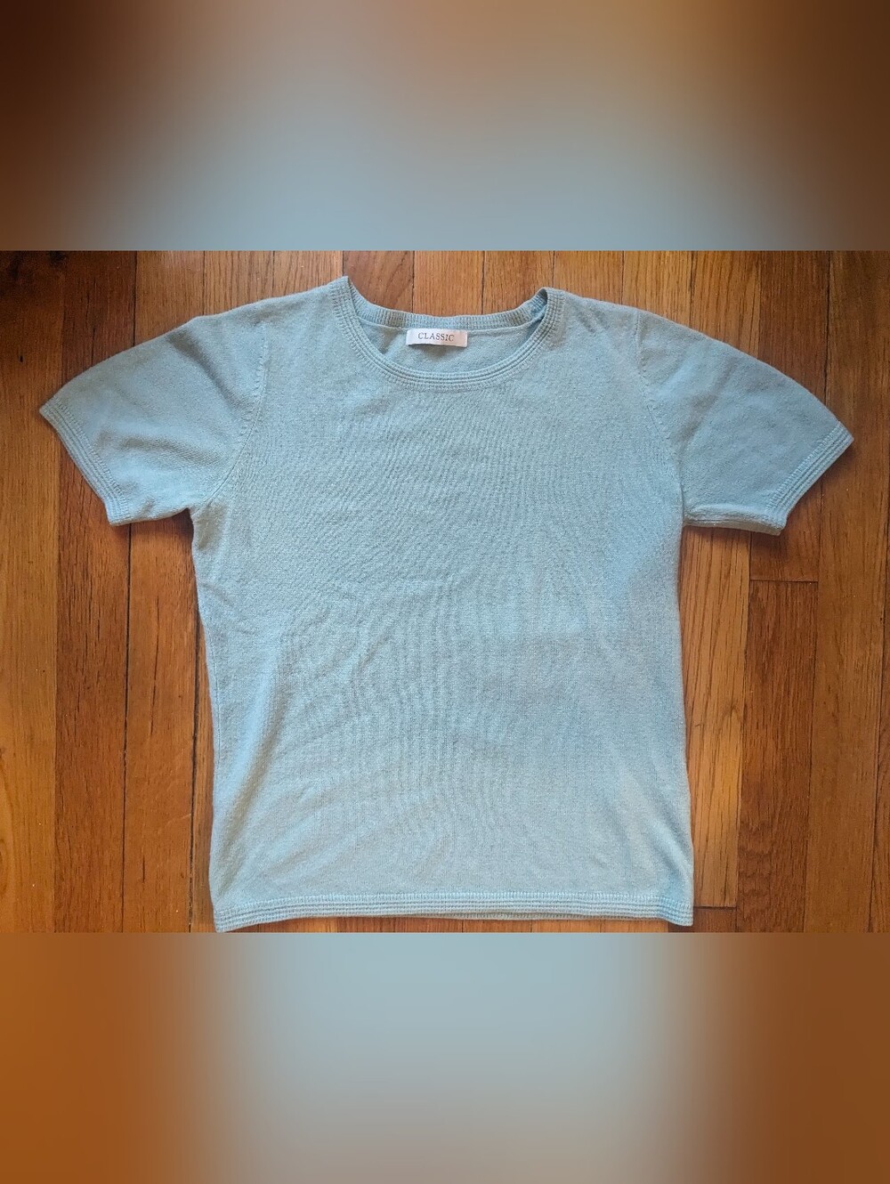 Soft Short Sleeve Sweater Top